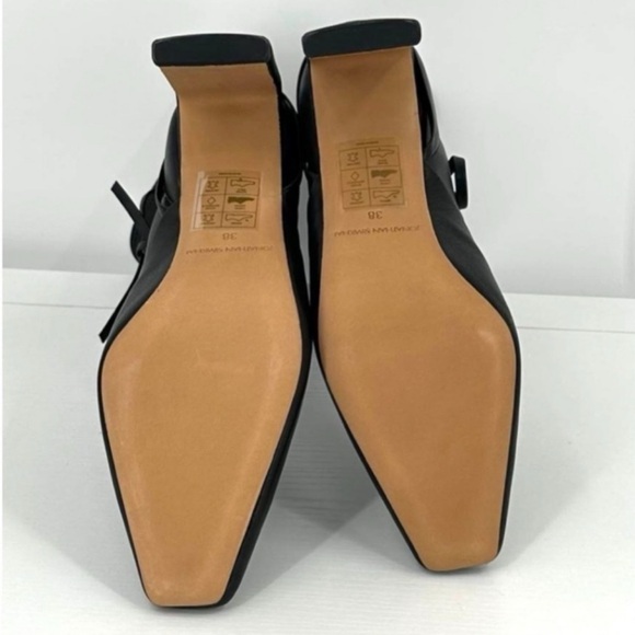 Jonathan Simkhai Tanner Leather Sock Pull On Ankle Tie Booties Boots ll size 38 - Picture 12 of 16